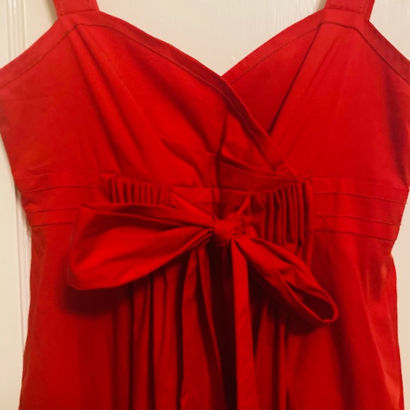 Red New Directions 6P sundress with pockets - Picture 2 of 3